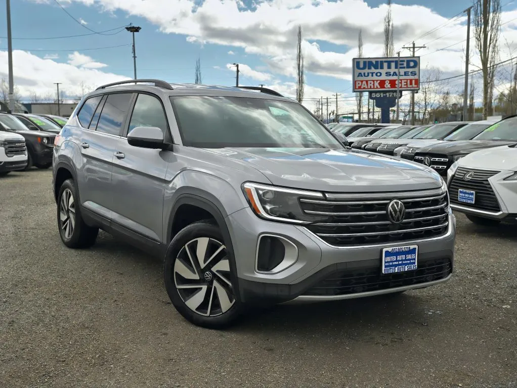 Silver 2025 Volkswagen Atlas SE 4MOTION w/Tech Pkg Sport Utility 4D for sale in Anchorage, AK