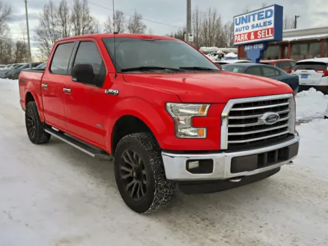Red 2016 Ford F-150 SuperCrew Cab XLT Pickup 4D 5 1/2 ft for sale in Anchorage, AK