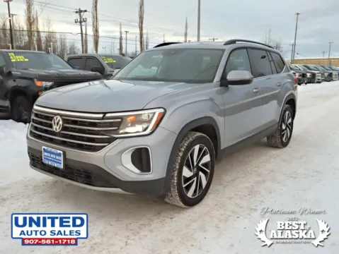 Another view of 2025 Volkswagen Atlas SE 4MOTION w/Tech Pkg Sport Utility 4D for sale in Anchorage, AK at United Auto Sales