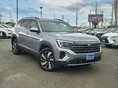 Silver 2025 Volkswagen Atlas SE 4MOTION w/Tech Pkg Sport Utility 4D for sale in Anchorage, AK