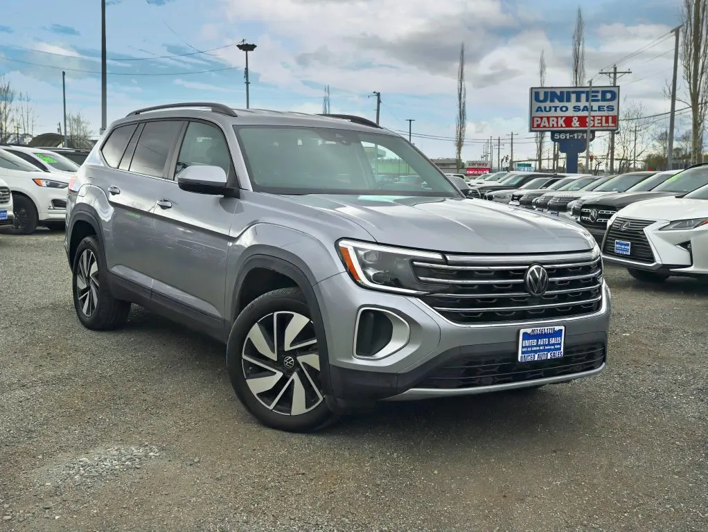 Silver 2025 Volkswagen Atlas SE 4MOTION w/Tech Pkg Sport Utility 4D for sale in Anchorage, AK
