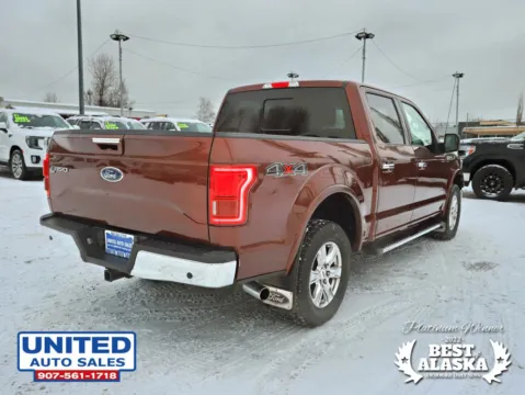 More photos of 2016 Ford F-150 SuperCrew Cab Lariat Pickup 4D 5 1/2 ft at United Auto Sales, AK