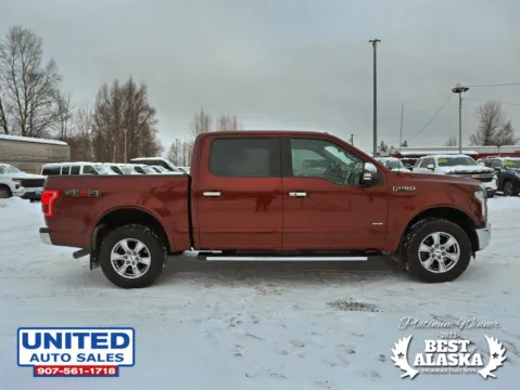 More photos of 2016 Ford F-150 SuperCrew Cab Lariat Pickup 4D 5 1/2 ft at United Auto Sales, AK