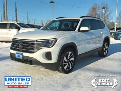 Photos of 2025 Volkswagen Atlas SE 4MOTION w/Tech Pkg Sport Utility 4D for sale in Anchorage, AK at United Auto Sales