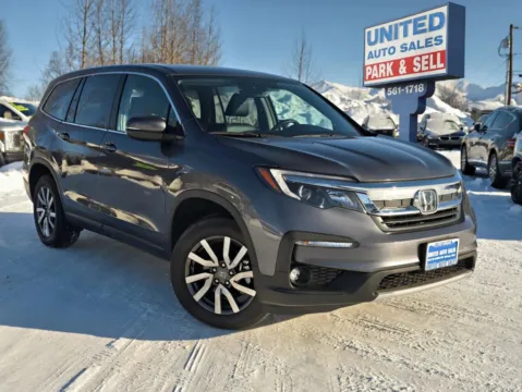 Gray 2022 Honda Pilot EX-L Sport Utility 4D for sale in Anchorage, AK