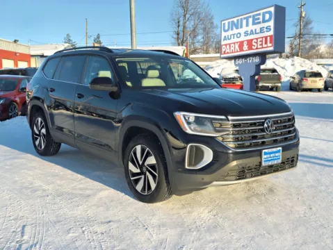 Black 2025 Volkswagen Atlas SE 4MOTION w/Tech Pkg Sport Utility 4D for sale in Anchorage, AK