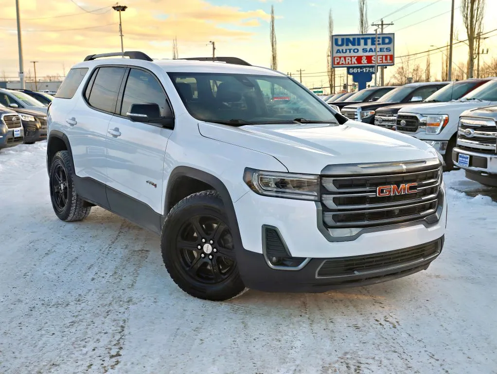 White 2023 GMC Acadia AT4 Sport Utility 4D for sale in Anchorage, AK