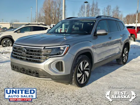 Photos of 2025 Volkswagen Atlas SE 4MOTION w/Tech Pkg Sport Utility 4D for sale in Anchorage, AK at United Auto Sales