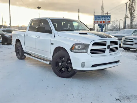 White 2014 Ram 1500 Crew Cab Sport Pickup 4D 5 1/2 ft for sale in Anchorage, AK