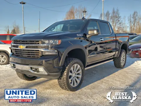 Photos of 2019 Chevrolet Silverado 1500 Crew Cab High Country Pickup 4D 5 3/4 ft for sale in Anchorage, AK at United Auto Sales