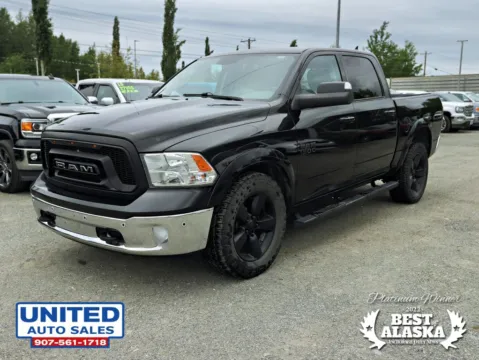 Another view of 2015 Ram 1500 Crew Cab Outdoorsman Pickup 4D 5 1/2 ft for sale in Anchorage, AK at United Auto Sales