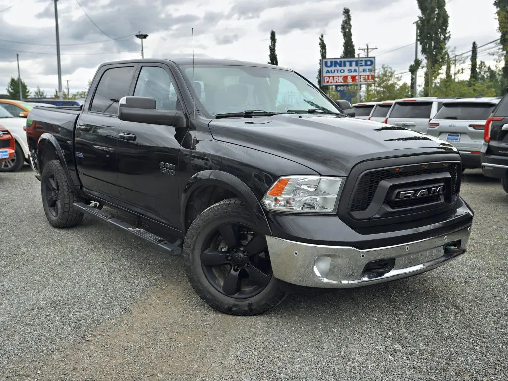 Black 2015 Ram 1500 Crew Cab Outdoorsman Pickup 4D 5 1/2 ft for sale in Anchorage, AK