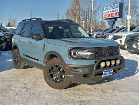 Blue 2021 Ford Bronco Sport First Edition Sport Utility 4D for sale in Anchorage, AK
