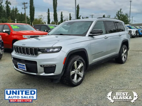 Another view of 2021 Jeep Grand Cherokee L Limited Sport Utility 4D for sale in Anchorage, AK at United Auto Sales