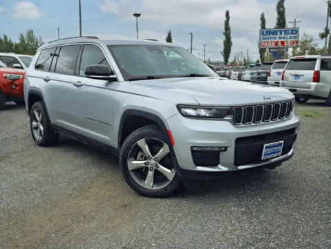 Silver 2021 Jeep Grand Cherokee L Limited Sport Utility 4D for sale in Anchorage, AK