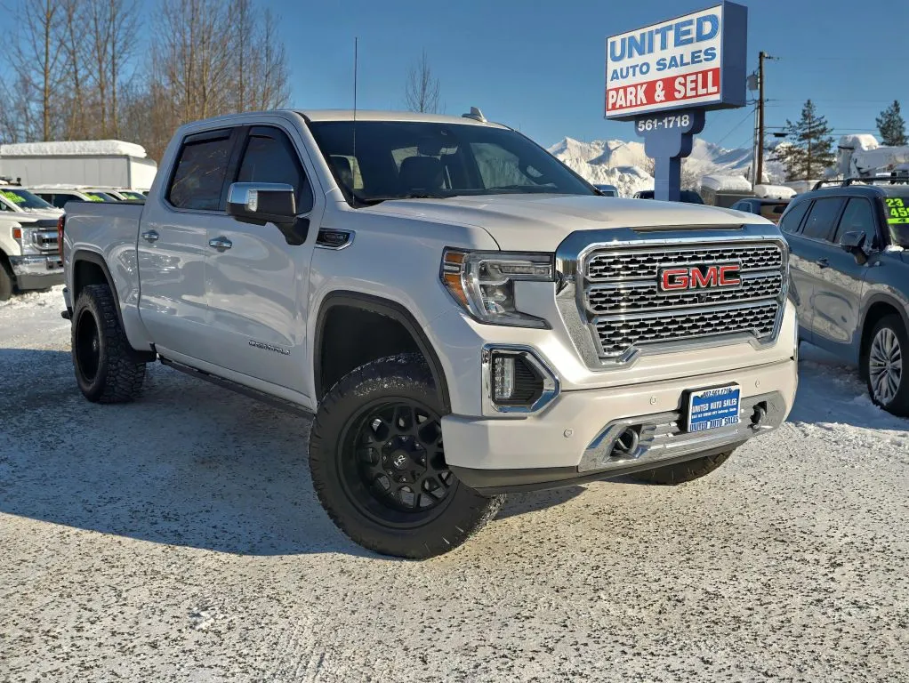 White 2020 GMC Sierra 1500 Crew Cab Denali Pickup 4D 5 3/4 ft for sale in Anchorage, AK