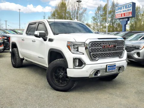 White 2020 GMC Sierra 1500 Crew Cab Denali Pickup 4D 5 3/4 ft for sale in Anchorage, AK