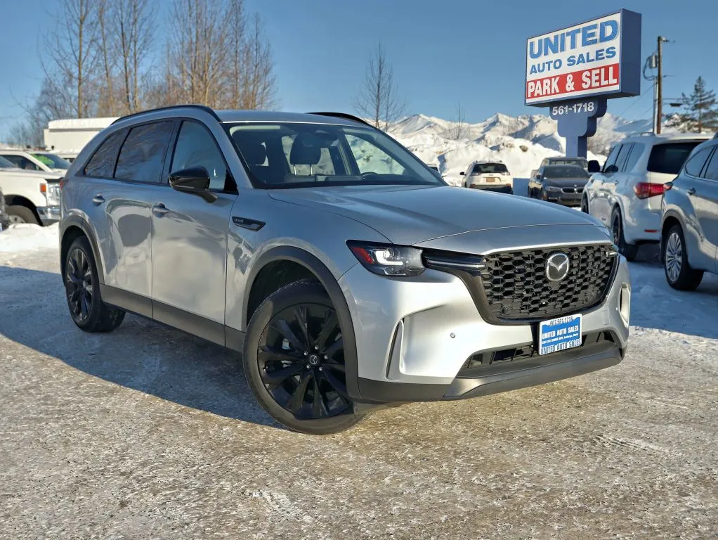 Silver 2025 MAZDA CX-90 3.3 Turbo Premium Sport SUV for sale in Anchorage, AK