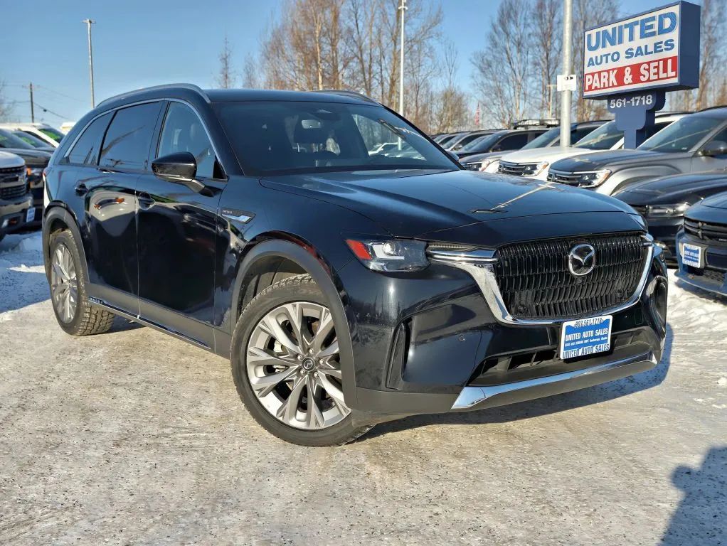 Black 2025 MAZDA CX-90 3.3 Turbo Premium Plus Sport Utility 4D for sale in Anchorage, AK