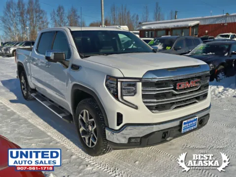 Another view of 2025 GMC Sierra 1500 Crew Cab SLT Pickup 4D 5 3/4 ft for sale in Anchorage, AK at United Auto Sales