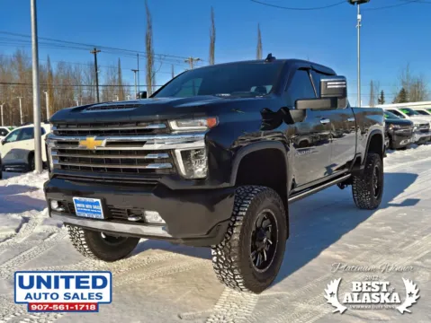 Photos of 2021 Chevrolet Silverado 3500 HD Crew Cab High Country Pickup 4D 6 1/2 ft for sale in Anchorage, AK at United Auto Sales