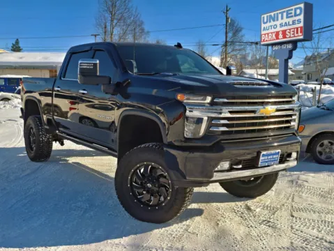 Black 2021 Chevrolet Silverado 3500 HD Crew Cab High Country Pickup 4D 6 1/2 ft for sale in Anchorage, AK