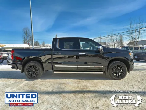 Another view of 2022 Chevrolet Silverado 1500 Crew Cab High Country Pickup 4D 5 3/4 ft for sale in Anchorage, AK at United Auto Sales