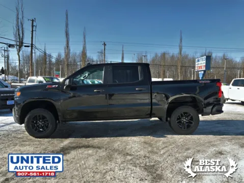 More photos of 2020 Chevrolet Silverado 1500 Crew Cab Custom Trail Boss Pickup 4D 5 3/4 ft at United Auto Sales, AK