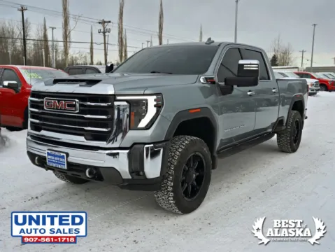 Another view of 2024 GMC Sierra 3500 HD Crew Cab SLT Pickup 4D 6 1/2 ft for sale in Anchorage, AK at United Auto Sales