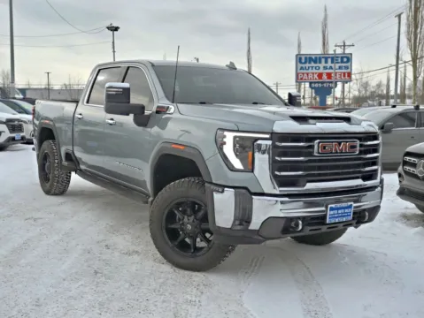 Gray 2024 GMC Sierra 3500 HD Crew Cab SLT Pickup 4D 6 1/2 ft for sale in Anchorage, AK