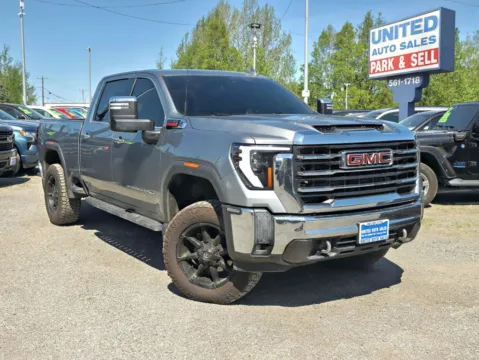 Gray 2024 GMC Sierra 3500 HD Crew Cab SLT Pickup 4D 6 1/2 ft for sale in Anchorage, AK