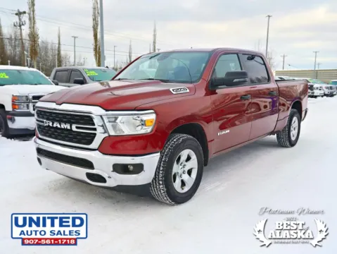 Another view of 2023 Ram 1500 Crew Cab Big Horn Pickup 4D 6 1/3 ft for sale in Anchorage, AK at United Auto Sales