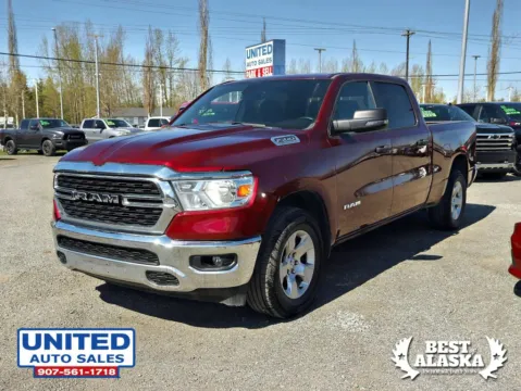 Photos of 2023 Ram 1500 Crew Cab Big Horn Pickup 4D 6 1/3 ft for sale in Anchorage, AK at United Auto Sales