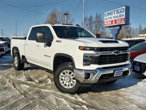 White 2024 Chevrolet Silverado 3500 HD Crew Cab LT Pickup 4D 6 1/2 ft for sale in Anchorage, AK