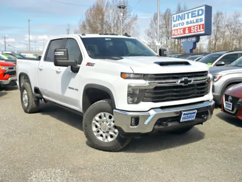 White 2024 Chevrolet Silverado 3500 HD Crew Cab LT Pickup 4D 6 1/2 ft for sale in Anchorage, AK