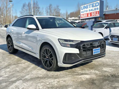 White 2019 Audi Q8 Prestige Sport Utility 4D for sale in Anchorage, AK