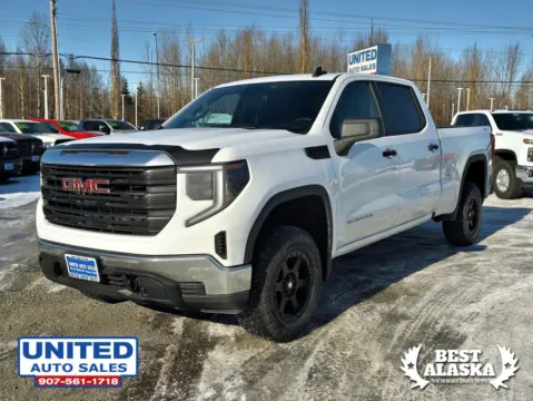Photos of 2024 GMC Sierra 1500 Crew Cab Pro Pickup 4D 6 1/2 ft for sale in Anchorage, AK at United Auto Sales