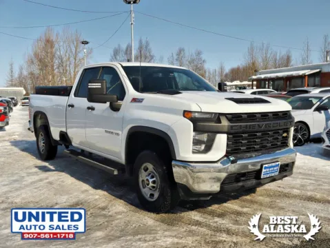Another view of 2022 Chevrolet Silverado 2500 HD Double Cab Work Truck Pickup 4D 8 ft for sale in Anchorage, AK at United Auto Sales