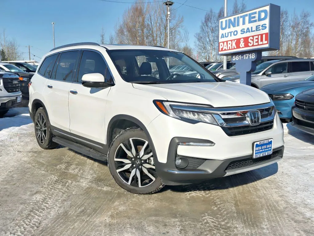 White 2021 Honda Pilot Touring Sport Utility 4D for sale in Anchorage, AK