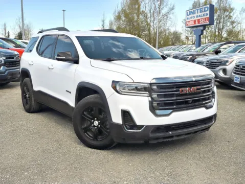 White 2023 GMC Acadia AT4 Sport Utility 4D for sale in Anchorage, AK