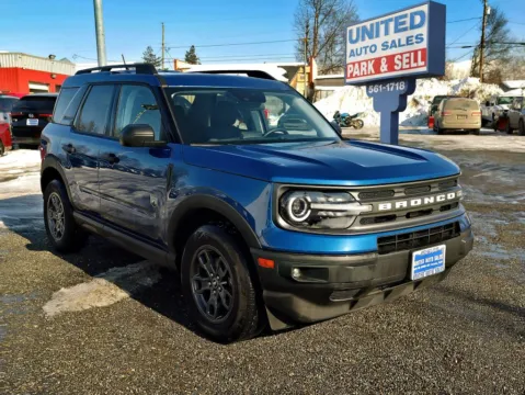 Blue 2024 Ford Bronco Sport Big Bend Sport Utility 4D for sale in Anchorage, AK