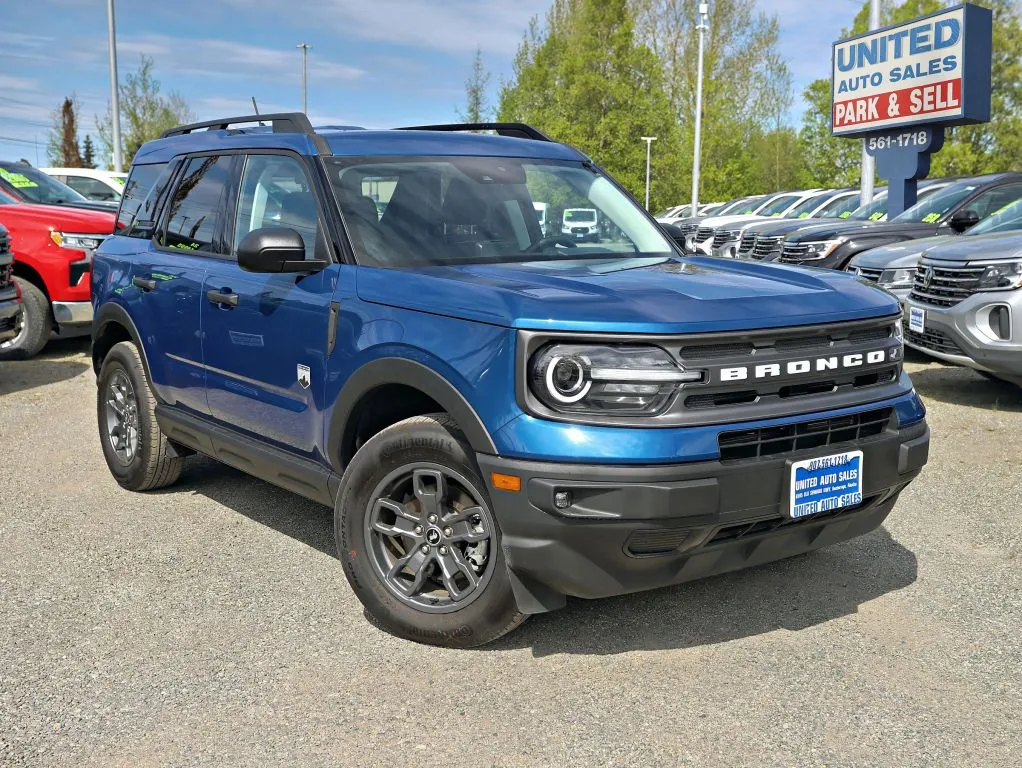 Blue 2024 Ford Bronco Sport Big Bend Sport Utility 4D for sale in Anchorage, AK