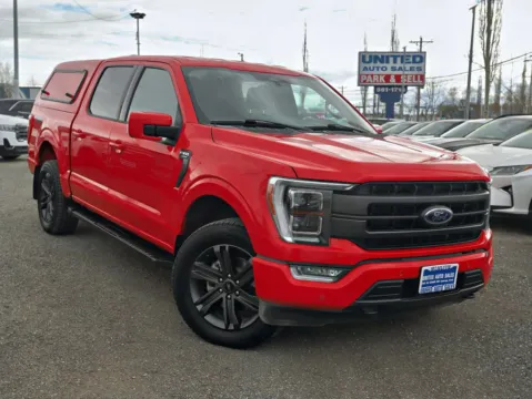 Red 2023 Ford F-150 SuperCrew Cab Lariat Pickup 4D 5 1/2 ft for sale in Anchorage, AK