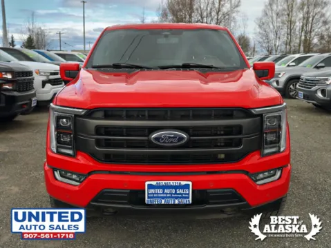Photos of 2023 Ford F-150 SuperCrew Cab Lariat Pickup 4D 5 1/2 ft for sale in Anchorage, AK at United Auto Sales