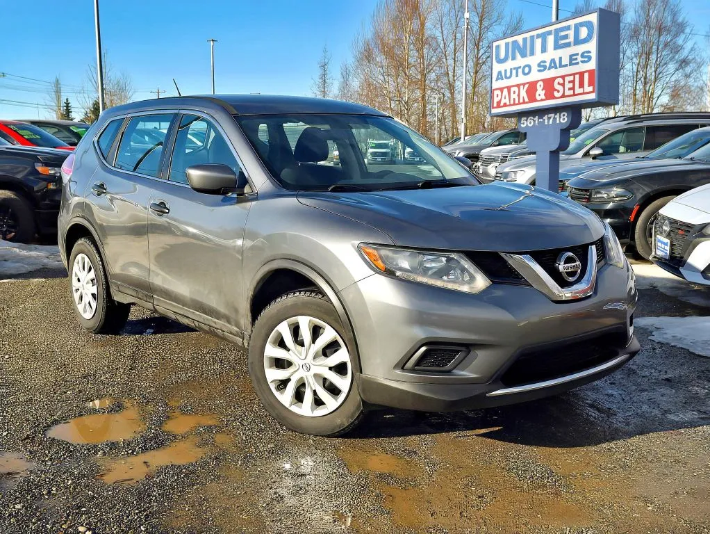 Gray 2016 Nissan Rogue S Sport Utility 4D for sale in Anchorage, AK