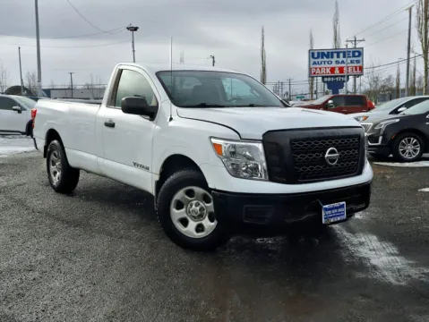 White 2018 Nissan TITAN Single Cab S Pickup 2D 8 ft for sale in Anchorage, AK
