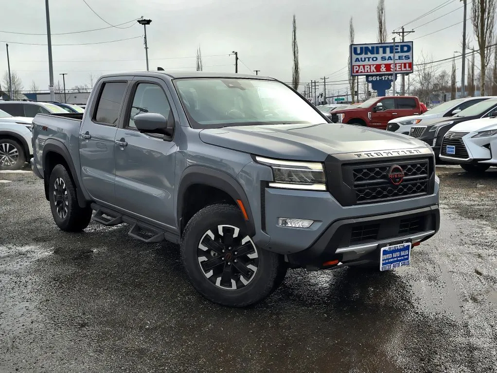 Gray 2023 Nissan Frontier Crew Cab PRO-4X Pickup 4D 5 ft for sale in Anchorage, AK
