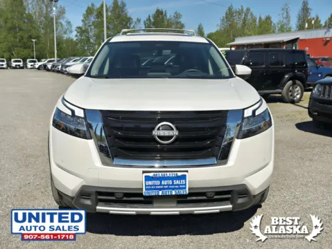 Another view of 2024 Nissan Pathfinder Platinum Sport Utility 4D for sale in Anchorage, AK at United Auto Sales
