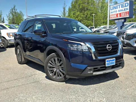 Blue 2024 Nissan Pathfinder SL Sport Utility 4D for sale in Anchorage, AK