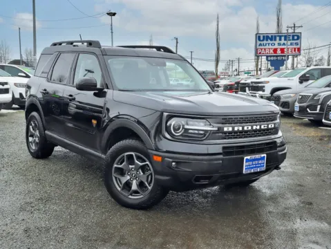 Black 2022 Ford Bronco Sport Badlands Sport Utility 4D for sale in Anchorage, AK